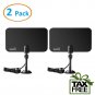 2 Pack Thin Flat Indoor Antenna HD High Def TV Fox Scout HDTV DTV TVScout TVFox