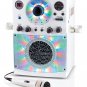 KARAOKE MACHINE SYSTEM Microphone Bluetooth CD/G Audio Singing TFT Display
