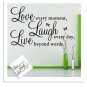 Vinyl Home Decor Stickers Love Quotes Wall Decal Mural Sticker DIY Art Removable