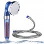 High Pressure Water Saving Ionic Handheld Filtration Shower Head Dry Skin + hose