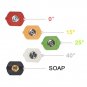 Pressure Washer Spray Nozzle Tips - 1/4 Quick Connection Design 2.5 GPM (5 Pack)