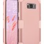 Rugged Hybrid Full Body Protective Case Cover for Samsung Galaxy S8 PLUS Rose