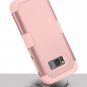 Rugged Hybrid Full Body Protective Case Cover for Samsung Galaxy S8 PLUS Rose