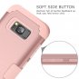 Rugged Hybrid Full Body Protective Case Cover for Samsung Galaxy S8 PLUS Rose