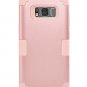 Rugged Hybrid Full Body Protective Case Cover for Samsung Galaxy S8 PLUS Rose