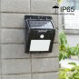 20 LED Solar Powered Motion Sensor Light Waterproof Outdoor Fence Patio Wall