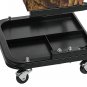 Rolling Mechanic Seat Garage Tool Box Creeper Chair Work Stool Storage Cart Shop