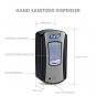 PURELL LTX-12 Touch-Free Hand  Dispenser, Chrome/Black, for 1200 mL