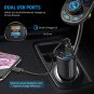 Wireless In-Car Bluetooth FM Transmitter USB Radio Adapter Car Kit
