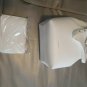 Pre Owned Mansur Gavriel White -Blue Bucket Bag Large 12x9 inch