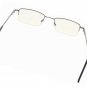 Blue Light Blocking, Half-rim Titanium Bridge Computer Reading Glasses