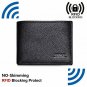 RFID Blocking Men Full Grain Leather Wallet Slim Front Po 12 Card Slots