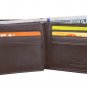 RFID Blocking Men Full Grain Leather Wallet Slim Front Po 12 Card Slots