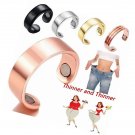 Magnetic Open Rings Stylish Magnet Health Slimming Finger for Women Girls