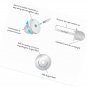 Steel Hypoallergenic Stud Earrings, Turtle for Girls with Secure Safety Screw B