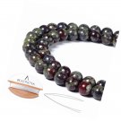 Natural Dragon Blood Jasper Beads Stone Round Loose Jewelry Making (6mm, 63pcs)