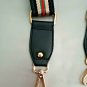 Black striped Bag Strap Crossbody Replacement Shoulder Handbag Wallet Purse