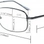 Anti Blue Rays,Reduce Eyestrain,UV Protection,Memory Bridge,Titanium,Computer