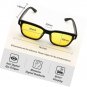 Blue Light Blocking Computer Glasses UV Transparent Lens Black Reading Glass