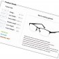 5-Pack Metal Half-Frame Reading Glasses Stainless Steel Sun Readers +1.50