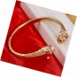 African Leopard Bangles Charm Gold Jewelry Ethiopian Congo Animal