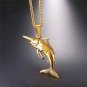 U7 Cool Swordfish Pendant 18K Gold Plated Punk Antique Necklace Men