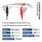USB Luminous Vibrating Jerkbait LED Fishing Lures for Bass Trout Electric Lures