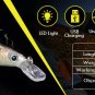 USB Luminous Vibrating Jerkbait LED Fishing Lures for Bass Trout Electric Lures