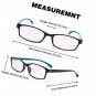 2 pcs Blue light blocking reading glasses for men women +1.00 to +3.00