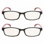 2 pcs Blue light blocking reading glasses for men women +1.00 to +3.00
