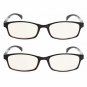 2 pcs Blue light blocking reading glasses for men women +1.00 to +3.00