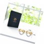 Heart Stud Earrings Pearl Hoop & Necklace for Women Mother's Day Jewelry Gift