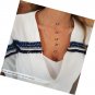 Personalized 3D Engraved Bar Name Necklace Custom 4 Sides Pendant
