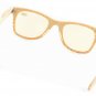 Computer Reading Glasses Bamboo Wood Design,Anti Blue Light UV Relieve Visual