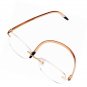 Gold TR90 Arm 10g Only Lightweight Rimless Reading Glasses Case Included