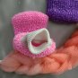 3 pack Back Scrubber  Bath Shower Sponge Nylon Puff Spa + shower sponge gloves