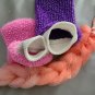 3 pack Back Scrubber  Bath Shower Sponge Nylon Puff Spa + shower sponge gloves