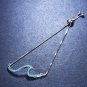 JunXin Chic 925 Sterling Silver Chain Bracelet Wave Opal Endless Love Symbol