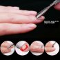 Manicure And Pedicure Tools Set, 6 Pcs Gel Nail Polish Remover Scraper Silver