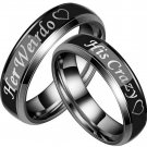 Titanium Mood Ring Temperature Emotion Feeling Change Color Rings His Crazy Her