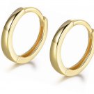 Sterling Silver 14K Gold Plated Hypoallergenic Cuff Earrings Small Hoop Stud