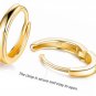 Sterling Silver 14K Gold Plated Hypoallergenic Cuff Earrings Small Hoop Stud