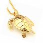 Sea Turtle Pendant Chain Stainless Steel Jewelry Charm Necklaces Gifts