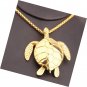 Sea Turtle Pendant Chain Stainless Steel Jewelry Charm Necklaces Gifts