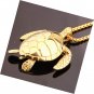Sea Turtle Pendant Chain Stainless Steel Jewelry Charm Necklaces Gifts