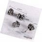 Stainless Steel Ear Stud Piercing Earrings CZ Cubic Zirconia Screw