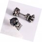 Stainless Steel Ear Stud Piercing Earrings CZ Cubic Zirconia Screw