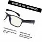 Gamma Ray Blue Light Blocking Glasses Amber Tint Anti Glare UV Digital Eyestrain