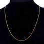 KeyZone 12pcs Gold Plated 1.2mm DIY Snake Chains Charms Link Necklace With For