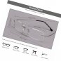 Memory Titanium Stainless Steel Rimless Flexible Reading Glasses